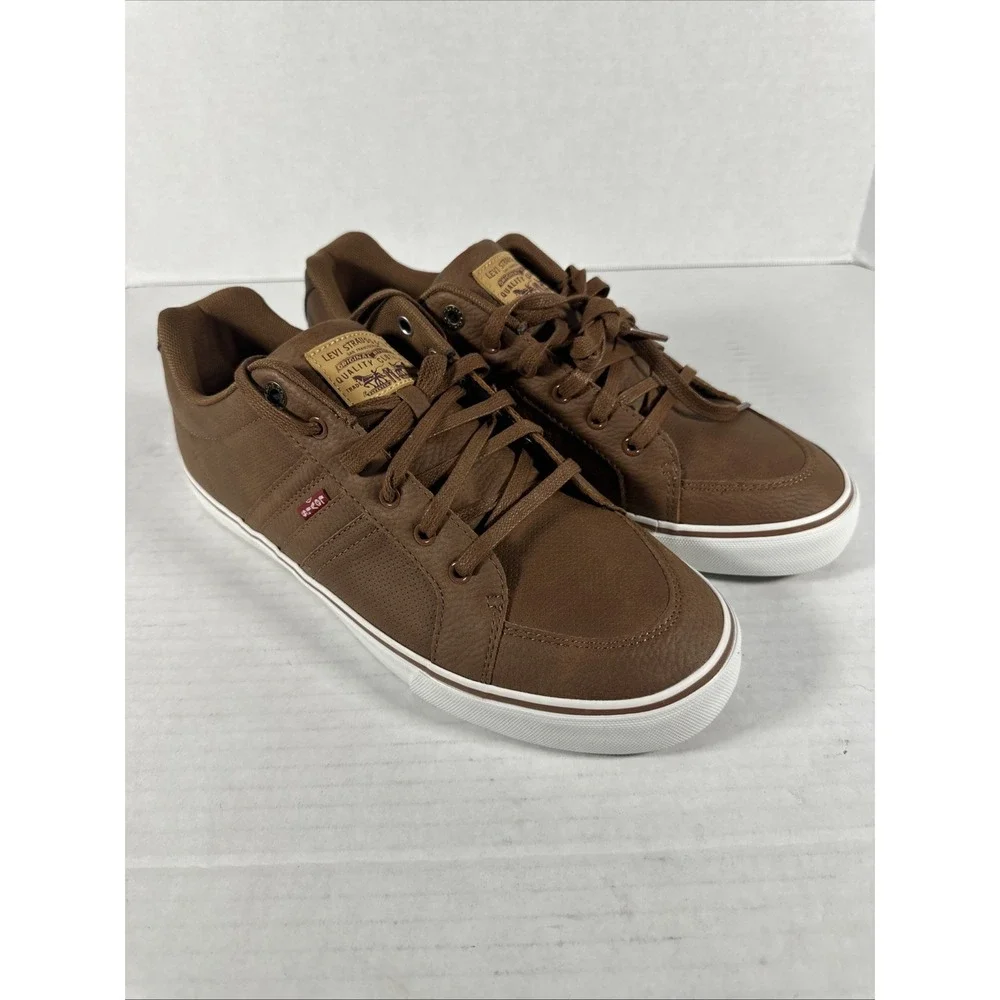 Levi's Mens Avery Synthetic Leather Casual‎ Lace Up Sneaker Shoe 10.5M